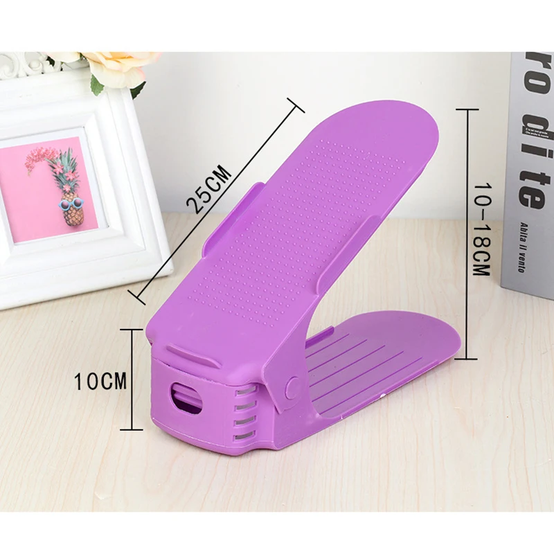 Двойной органайзер для обуви Современная полка хранения 16 штук уборки кабинета