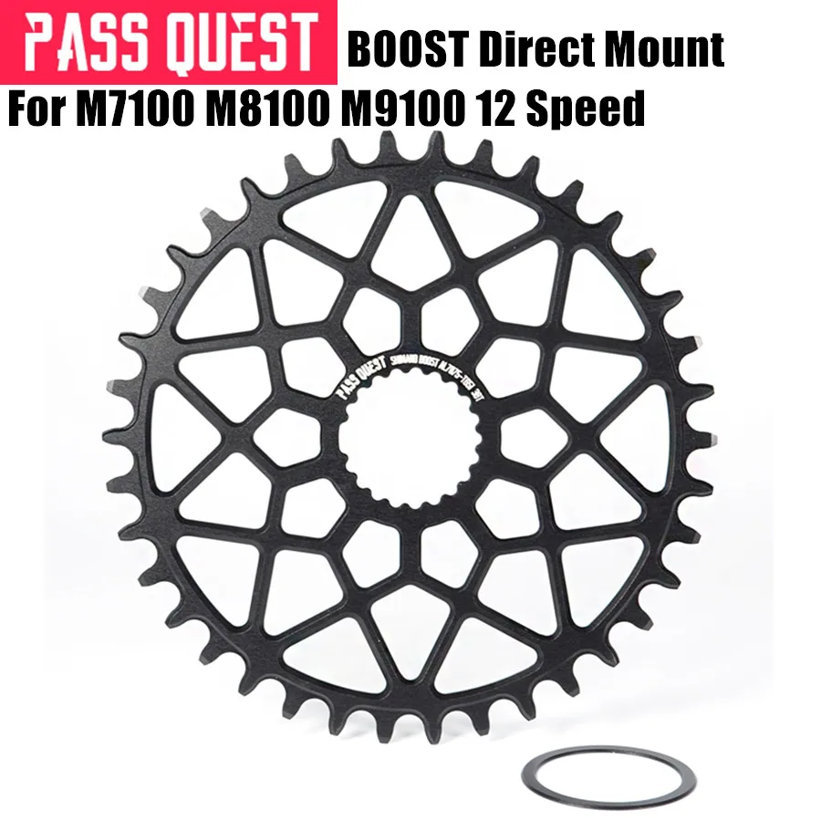 PASS QUEST MTB Mountain Bike corona 30-44T ruota dentata stretta per bicicletta larga per Deore XT M7100 M8100 M9100 12S BOOST guarnitura