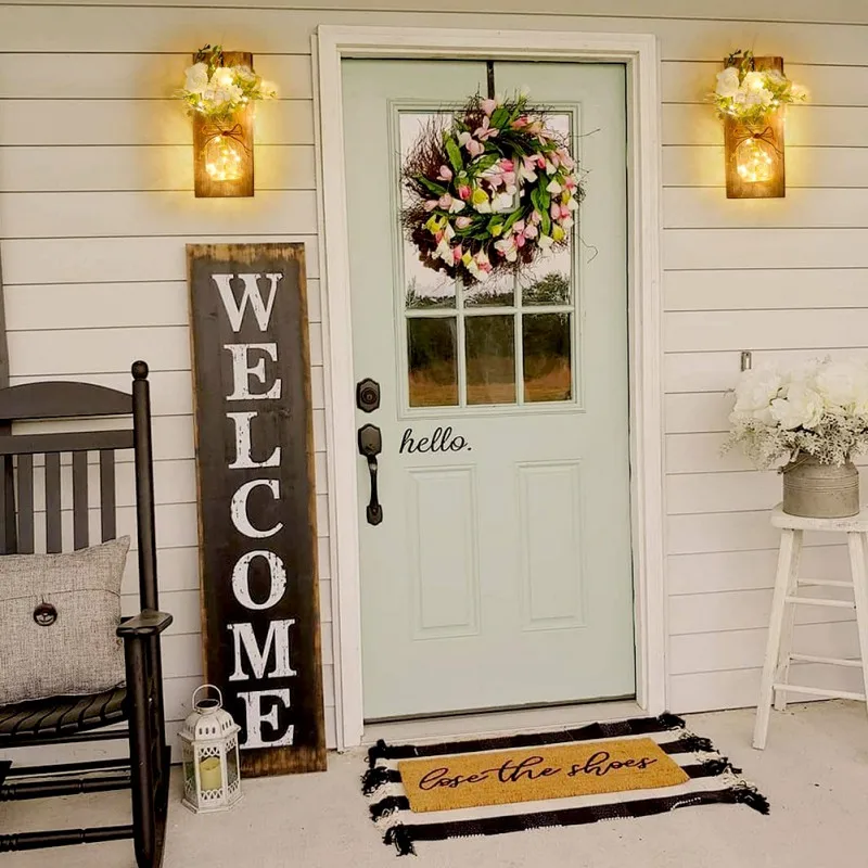 

2pcs Led Lamp Transparent Glass Jar Flower Lamp Room Home Decoration Wall Lamp Bottle Fake Flower Rose Decor Festival DIY