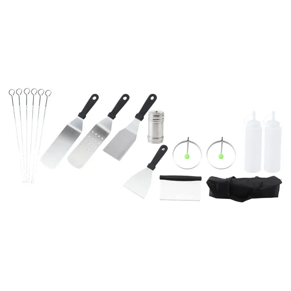 

1Set Ketchup Bottle Spatula Shovel Durable Barbecue Accessory for Outdoor Black