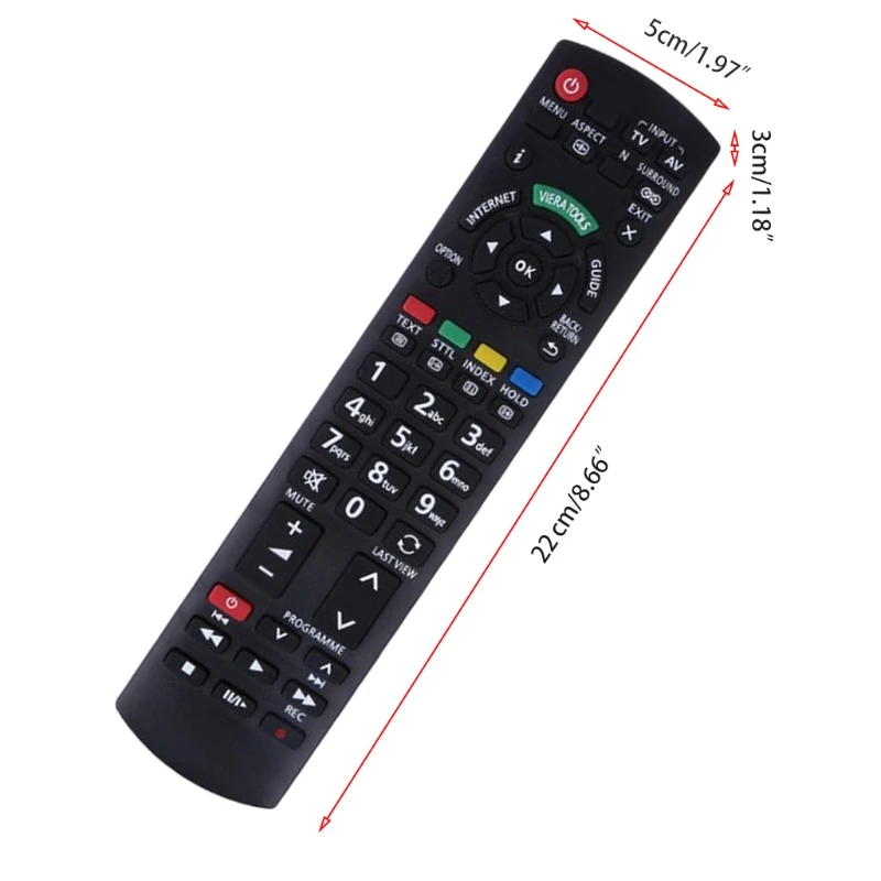 TV Remote Control N2QAYB000487 Vierra Tools Compatible with models: TX-P42S20B TX-P37C2B TX-P42C2B TX-P46S20B TX-P50C2B | Электроника