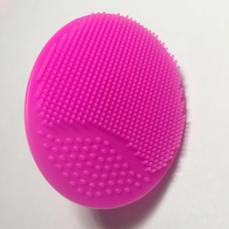 Ручная щетка для чистки лица мытья силиконовый материал очень мягкая кожи