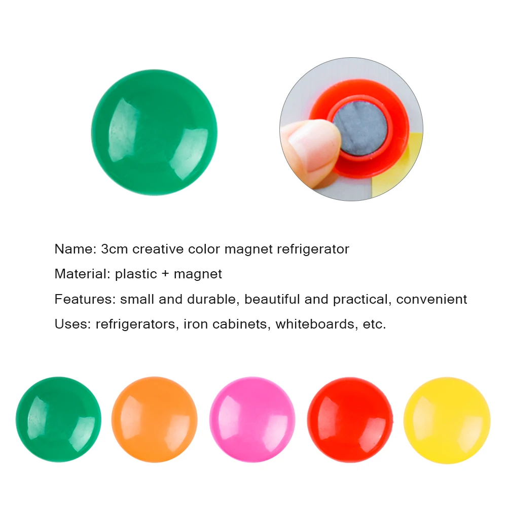 10 шт./лот магниты на холодильник Красочные Креативные офисные для календарей