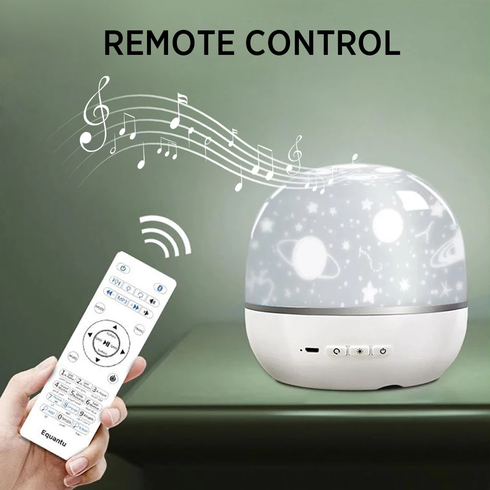Обучающий динамик для Корана Equantu со звездным небом светодиодная лампа проекции