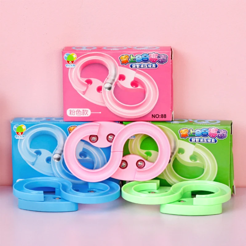

Decompression novelty toys children's decompression puzzle mini palm 88 steel ball track game training child concentration gift