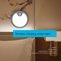 wardrobe lights for kitchen stairs led light usb battery lamp motion sensor wireless rechargeable smart lamps night on batteries