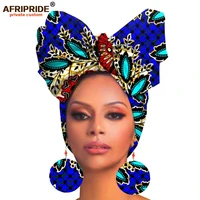 african headwraps and earings for women african head scarf ankara traditional headtie scarf turban print wax afripride a19h008