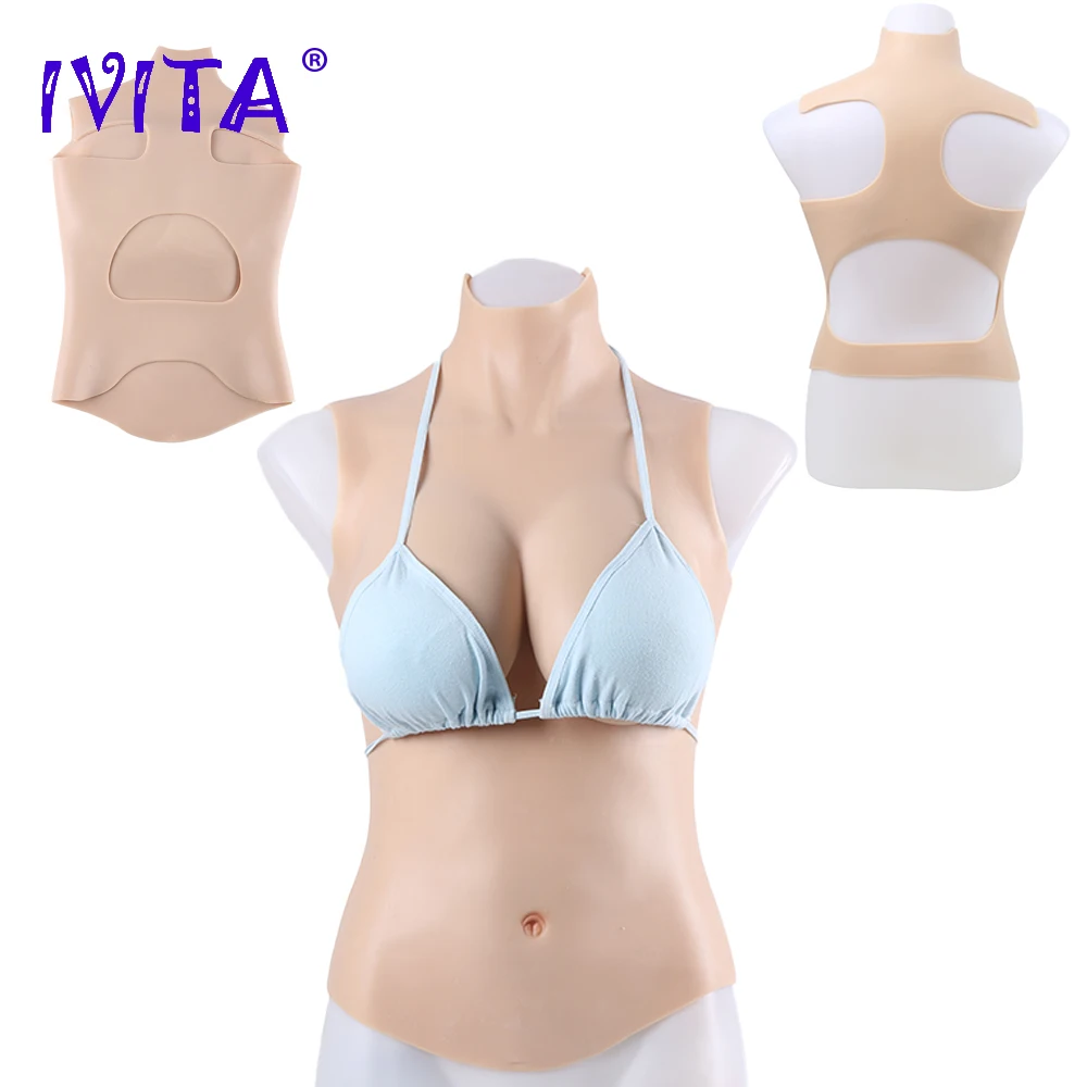 Искусственная силиконовая грудь IVITA поддельные груди кроссдресс для