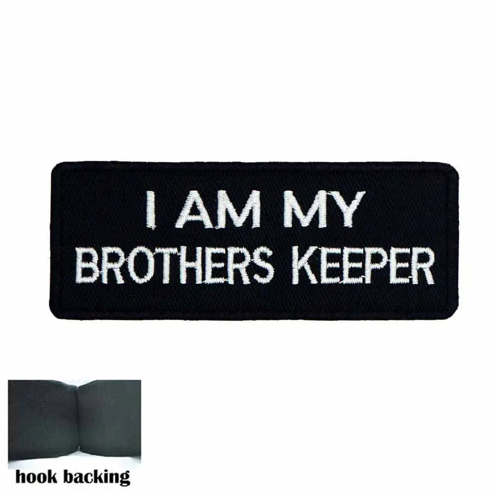 У меня есть моя Брат Хранитель Именные Бирки вышитая аппликация этикетка для