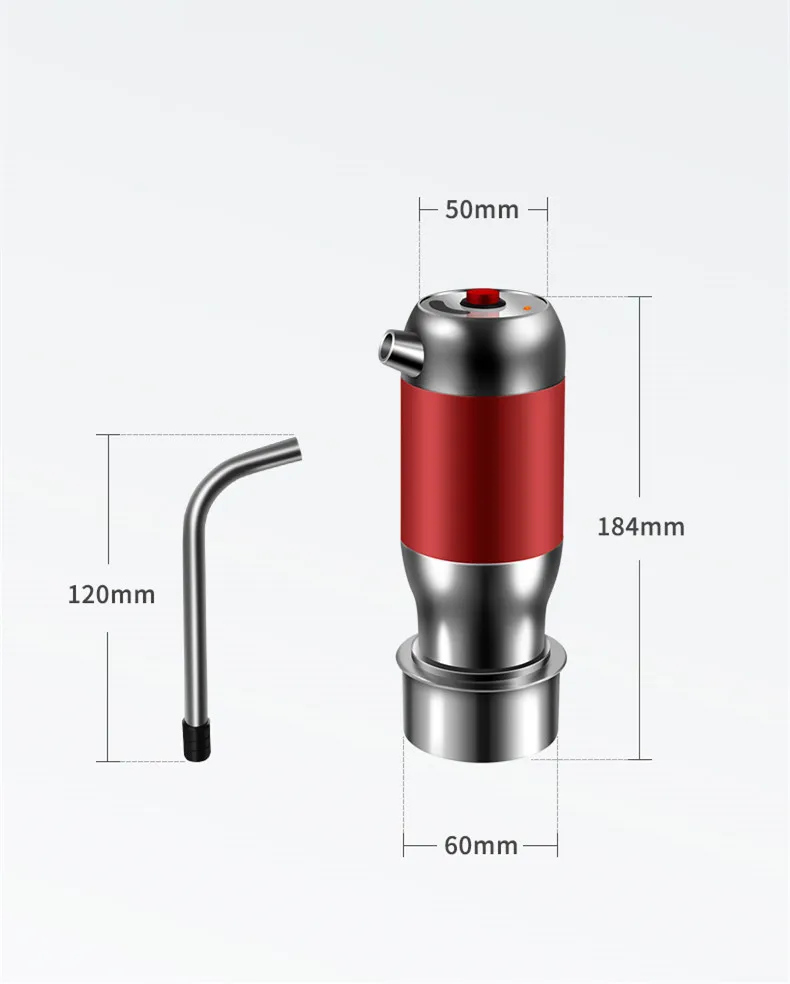 Автоматический водяной насос для бутылки с usb зарядкой, электрический насос для питьевой воды, ручной насос для 5 галлонов, резервуар для воды