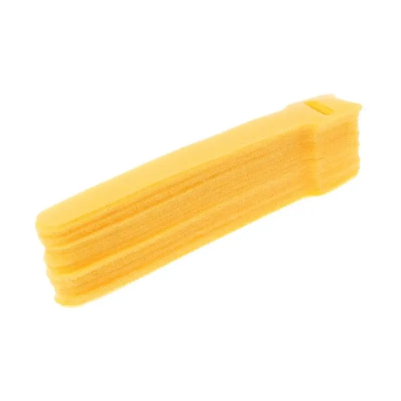 Yellow 20 шт./лот нейлоновые липкие кабельные стяжки Многоразовые Кабельные стяжки крепление наушников компьютерный провод кабель самоклеящийся провод управление - Цвет: Yellow