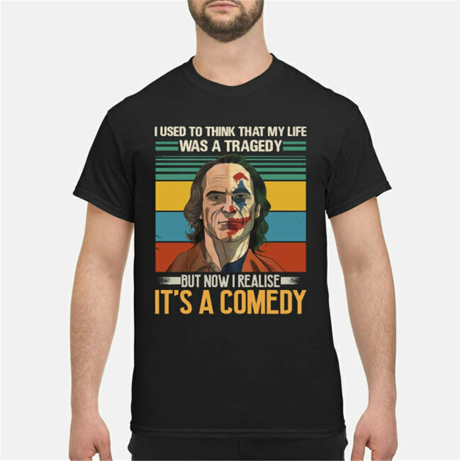 Я когда то считала что моя жизнь была ужасной Джокер Хоакин Феникс футболка