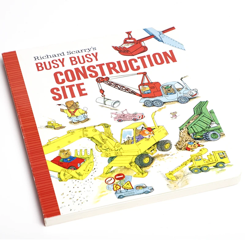 

Richard Scarry's Busy Busy Construction Site Children's original English books