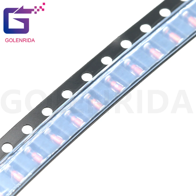 100 шт. SMD переключающий диод LL4148 1N4148 стеклянный цилиндр 1206 упаковка | Электронные