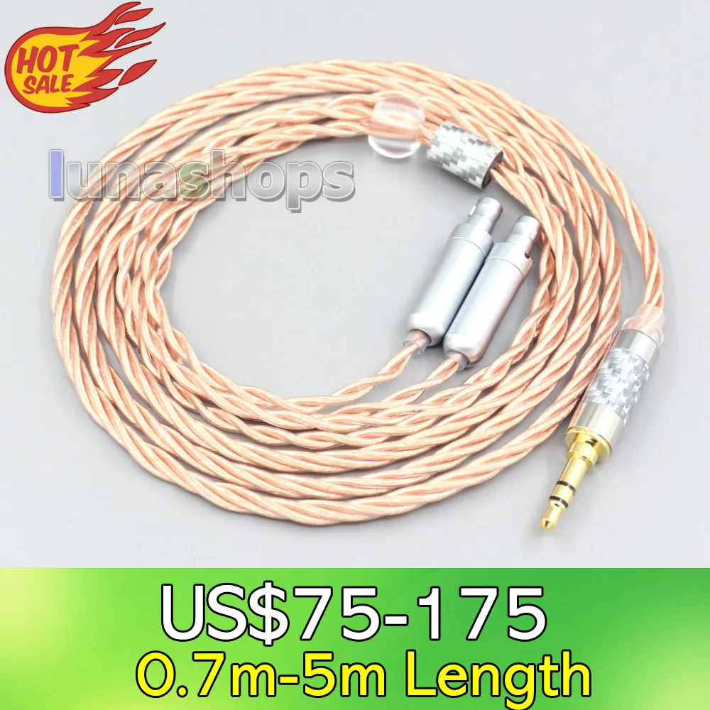 LN007175 OCC экранирующий коаксиальный кабель для Sennheiser HD800 HD800s HD820s HD820 Enigma Acoustics Dharma D1000