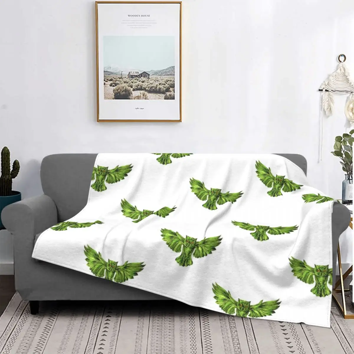 

OWL Blanket Flannel Multi-function Throw Blanket Sofa Throw Blanket for Home Bedroom Outdoor Throws Bedspread Quilt
