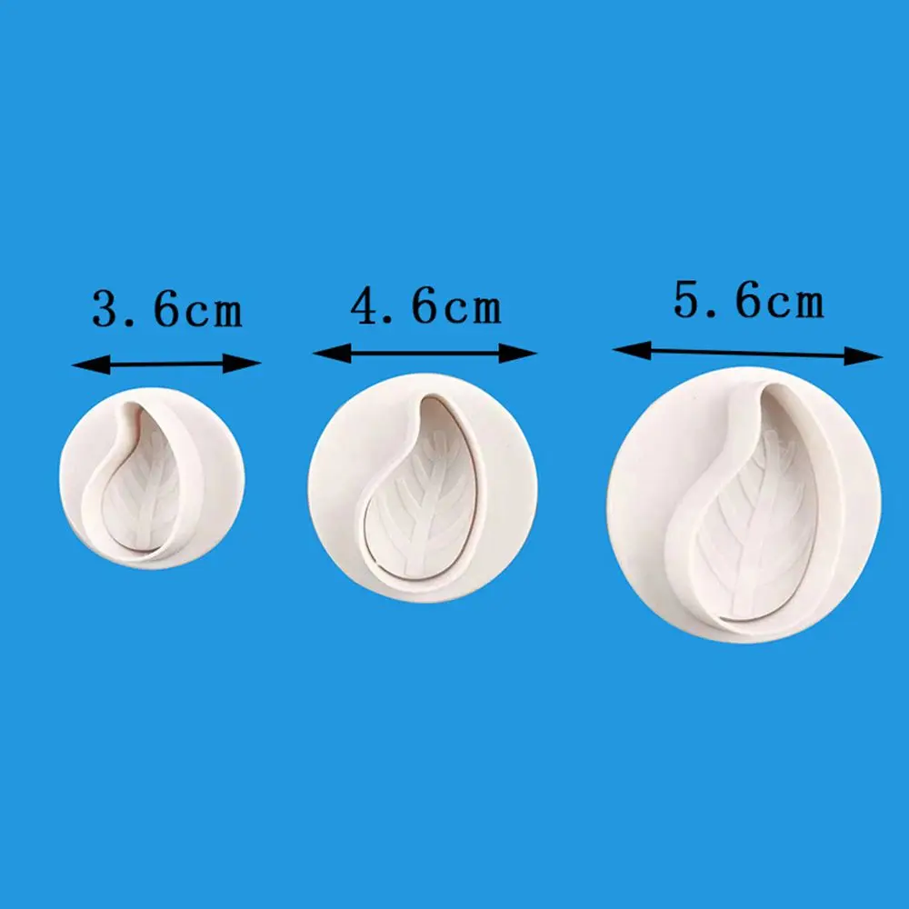 VOGVIGO 3 шт. падение листьев лепестков режущие инструменты для печенья мастики