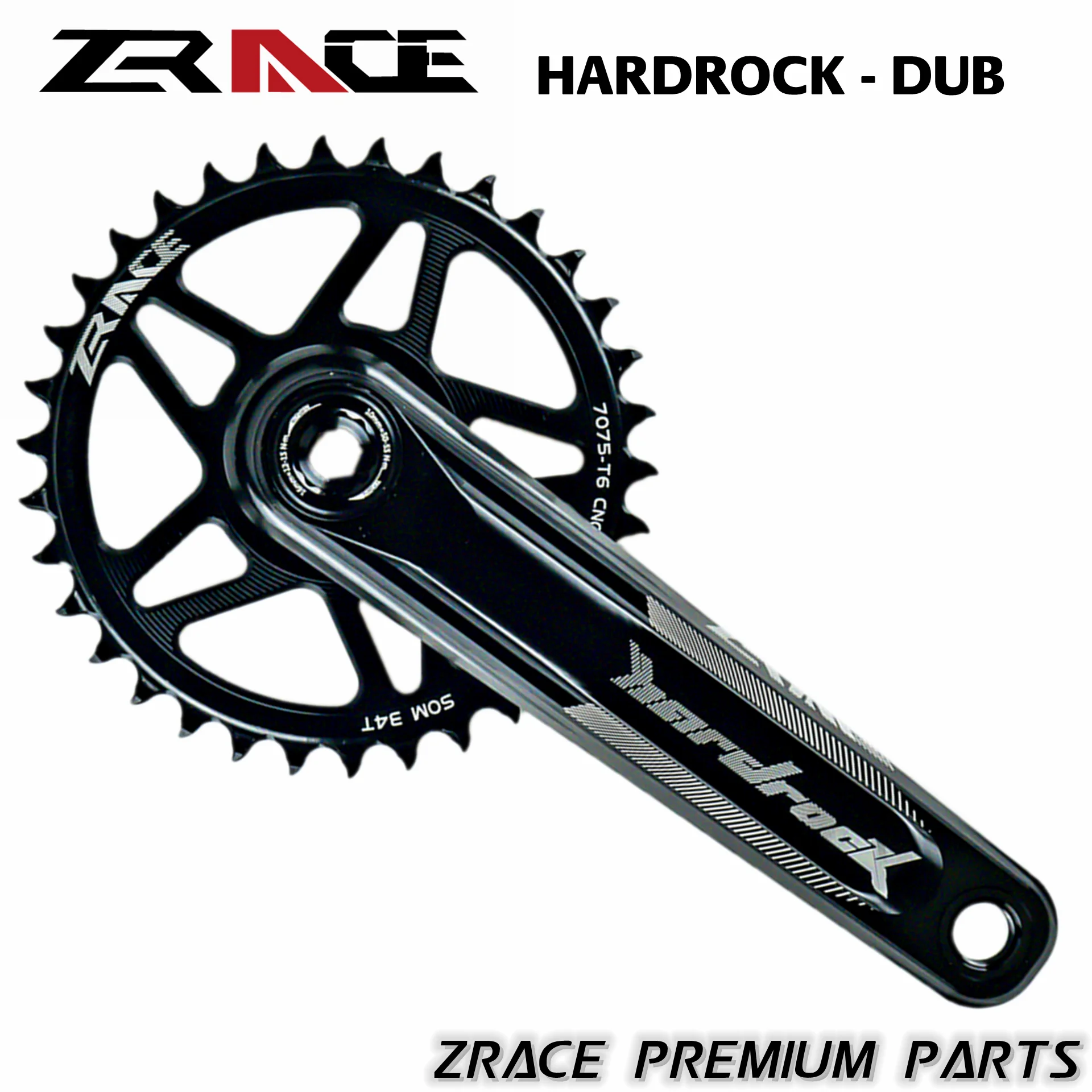 ZRACE HARDROCK DUB 1x10 11 12 Скорость увеличения диаметра окружности болтов (Орел зуб для MTB
