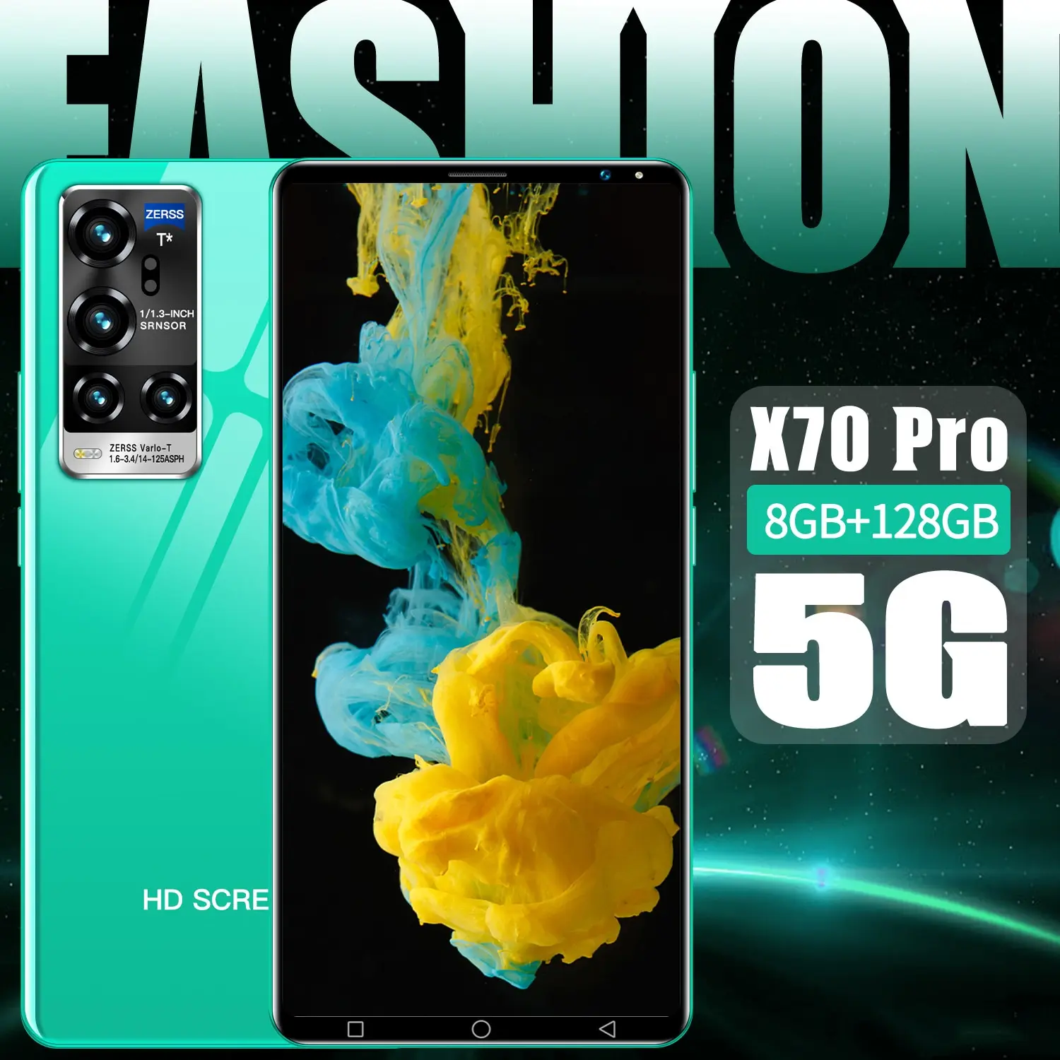 

X70 5.5 Inch 24+48MP Andriod 10 MTK6595 Mini Smart Phone 2021 New 8GB+128GB 4800mAh Fimgerprint ID Dual SIM+Micro SD Cellphones