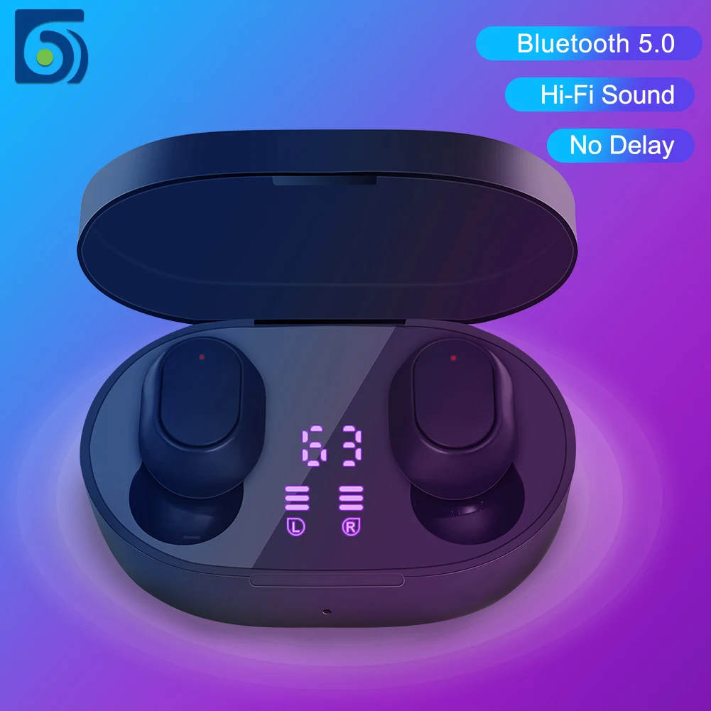 

Byscoon TWS Wireless Bluetooth 5.0 Earphone Hi-Fi Headphone Sports Waterproof Headsets With Mic For ASUS Alcatel Phone