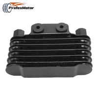 motorcycle universal engine oil cooler 6 row cooling radiator for 125cc 250cc motorcycle dirt bike scooter go cart modified part