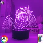 Лампа My Hero Academia ястребы аниме фигурка 3D ночсветильник Декор для спальни детский подарок на день рождения манга светодиодная акриловая настольная лампа