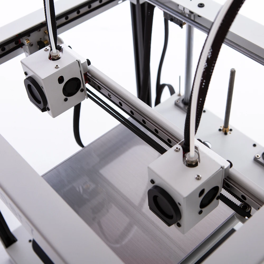 2020 новейший IDEX 3D принтер Независимый двойной экструдер полная металлическая