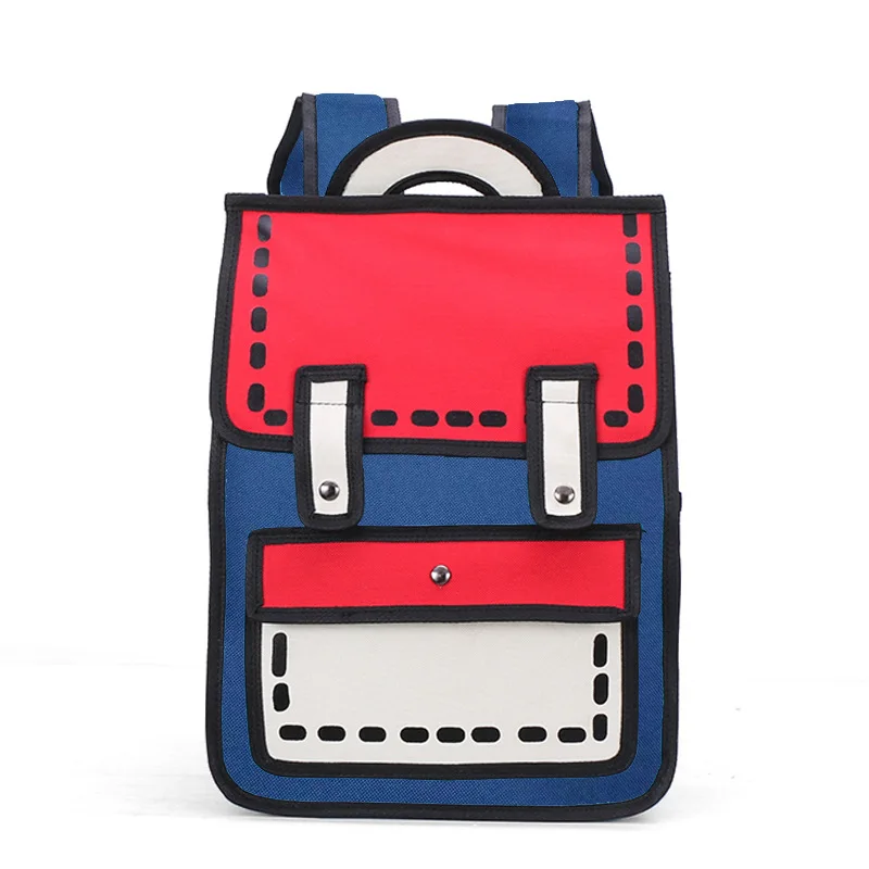 Новый тренд индивидуальная оксфордская печатная сумка для книг японский