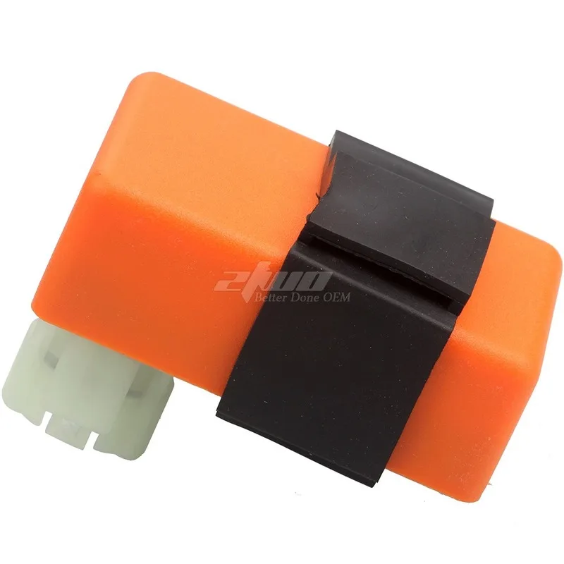 

1Pc Motorcycle Universally Modified Orange AC Without Speed Limit 6-pin CDI Igniter For GY6 125 150CC Scooter Moped parts New
