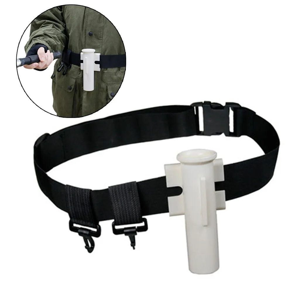 

Portable Belt Rods Holder Pole Inserter Fishing Multifunctional Quick Pole Rack Nylon Adjustable Belt Release Hands Fishing Tool