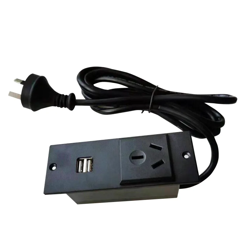 Австралийский стандарт удлинитель с 2USB портами для зарядного устройства