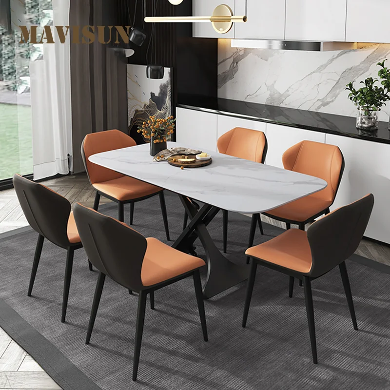 

Modern Creative Practical Slate Dining Table Multifunctional Lifting Coffee Table Small Apartment Space-Saving Furniture