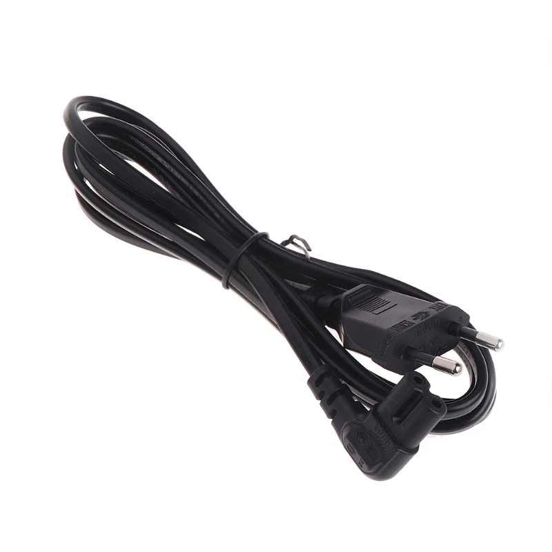 LBSC EU Power Cable For TV Printers Cameras PS4 PS3 2-prong to Figure 8 C7 Right Angled Euro AC 2M | Электроника
