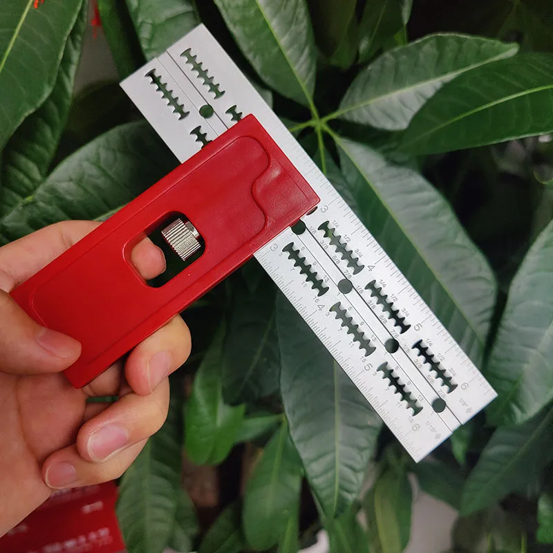 Масштабируемая линейка для древесины одноразовый Т-образный измерительный