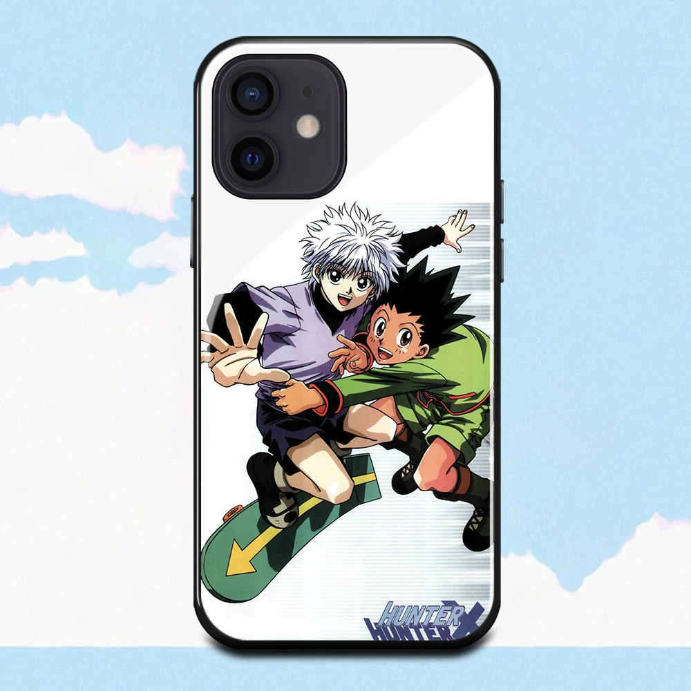 Чехол Hunter X Killua Zoldyck для iPhone11 12Promax 12mini 6 6s 7 8 Plus XS XR SE2 GON FREECSS чехол из закаленного