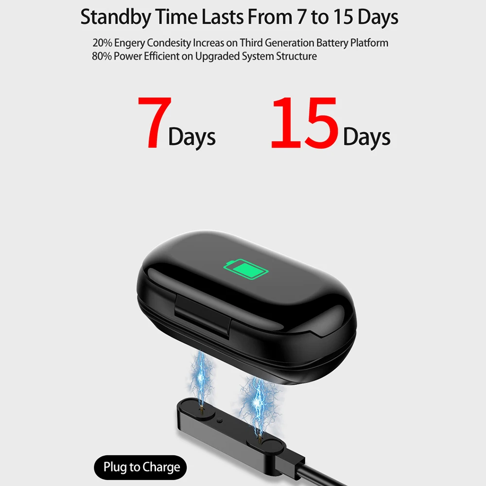 

Newest AI M1 Smart Watch With Bluetooth Earphone Heart Rate Monitor Smart Wristband Long Time Standby Sport Smart bracelet