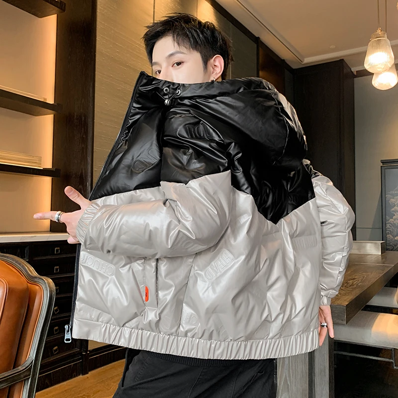 Down Jackets Men Winter Jacket Men Fashion Thick Warm Parkas Fur White Duck Down Coats Casual Man Waterproof Down Jackets M-4XL