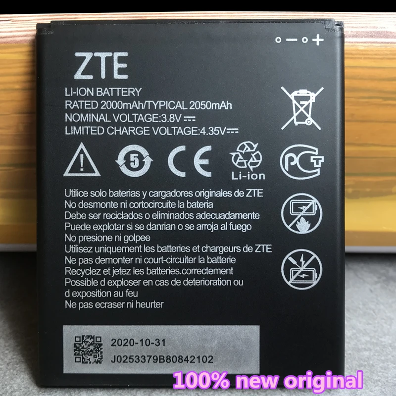 

Новый оригинальный аккумулятор для ZTE Blade L8 Li3820T43P4h695945 2050 мАч для ZTE Blade A3 2019 высококачественные батареи