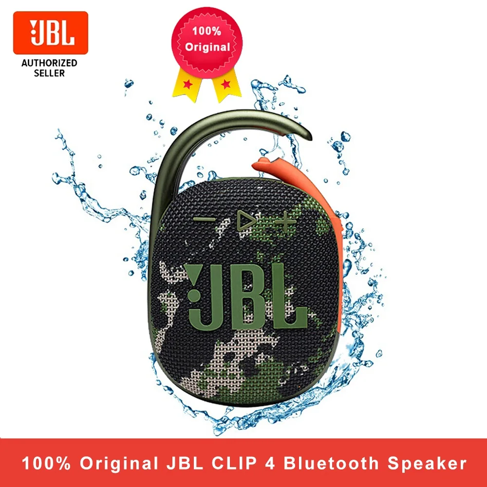 

100% оригинальный JBL CLIP 4 беспроводной Bluetooth-динамик, портативный водонепроницаемый динамик