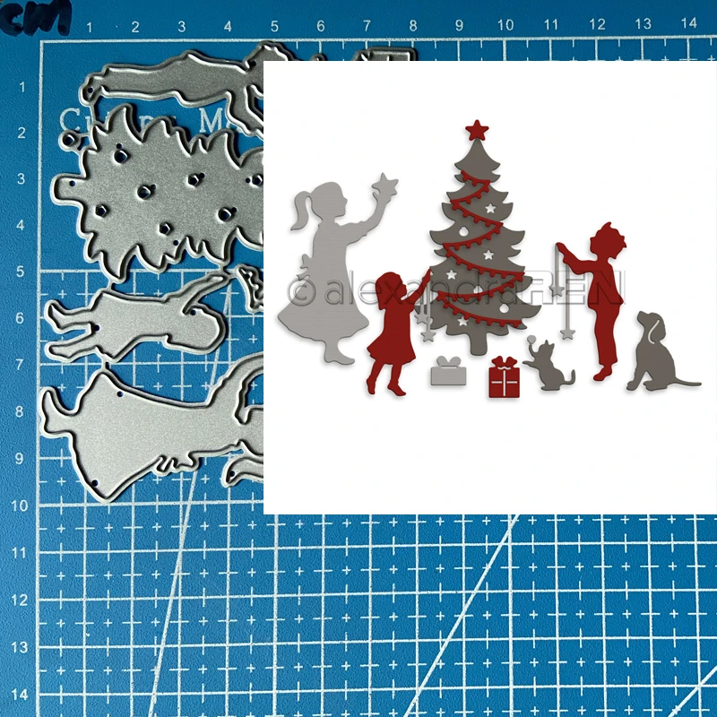 

Металлические Вырубные штампы счастливая богиня Рождественский набор «сделай сам» Скрапбукинг Фотоальбом декоративное тиснение бумажные...