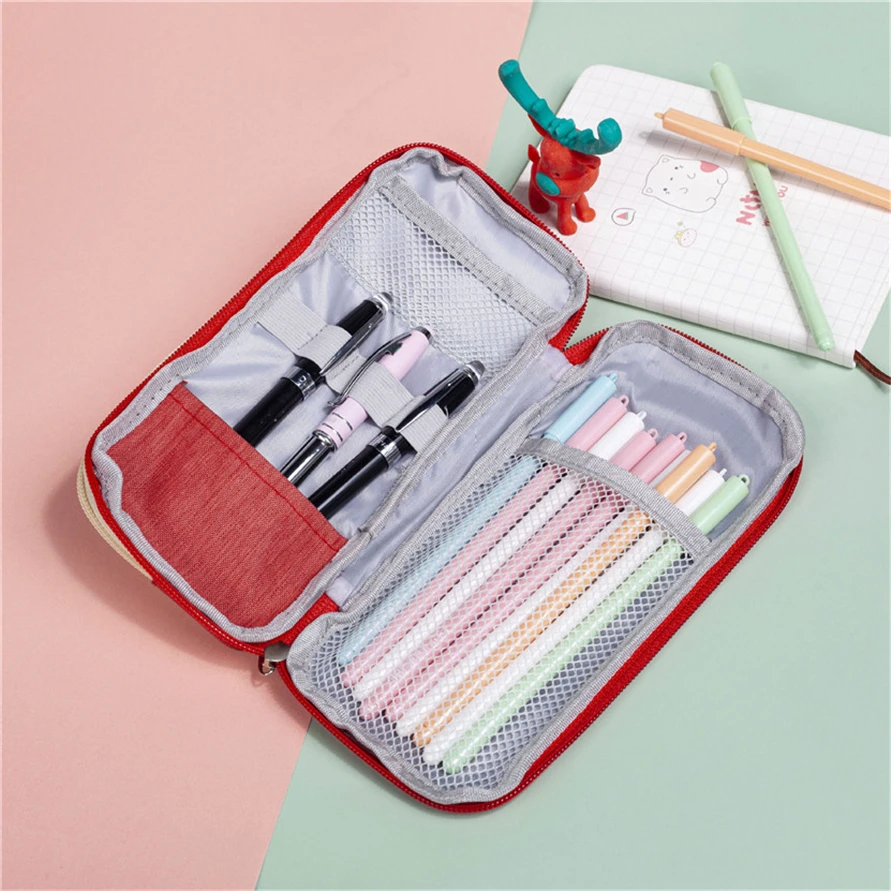 

Pencil Cases For Office School Accessories Case Bags Etui Papeleria Japonesa Estuche Trousse Scolaire Big Pencilcase Stationery