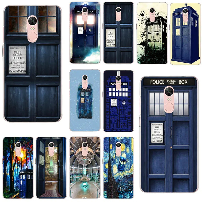 Мягкий чехол для телефона Doctor Who Tardis Police Box Xiaomi mi Red x Note Y3 2 3 4X5 5A 6 7 Pro Play Shell