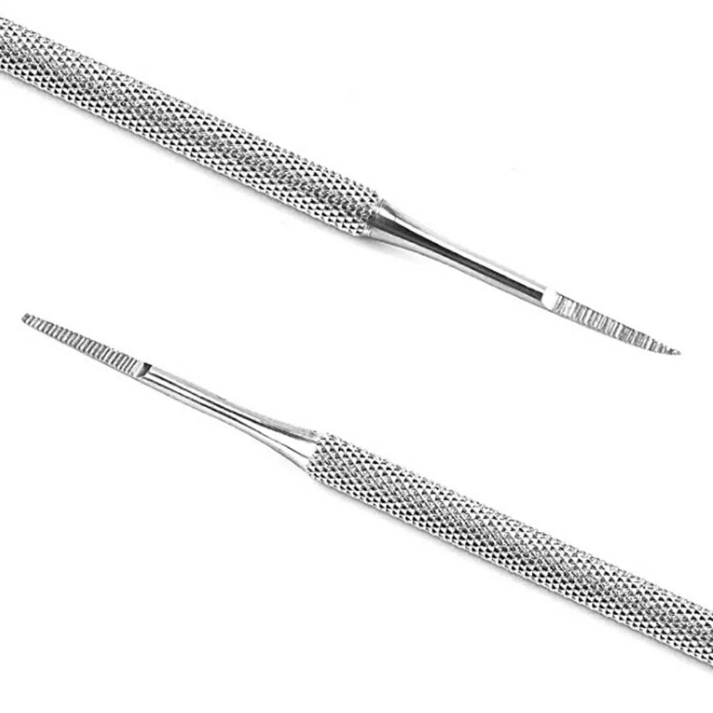 

2020 New 1Pc Professional Toe Nail File Double head Pedicure File Satin Ingrown Toe Nail Lifter Pedicure Toe Clean Manicure Tool