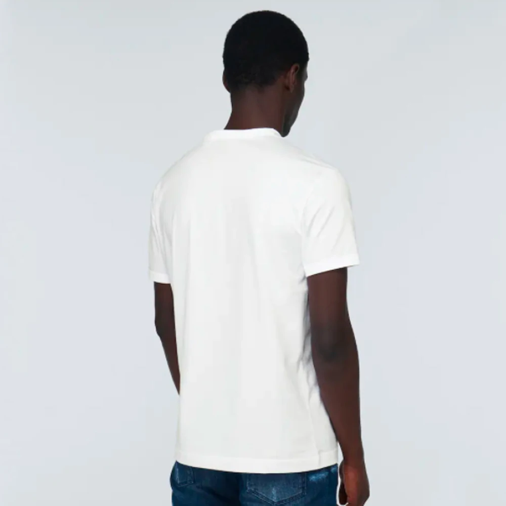 Хлопковая футболка с вышивкой пчелы и короны Летняя короткая Мужская брендовая