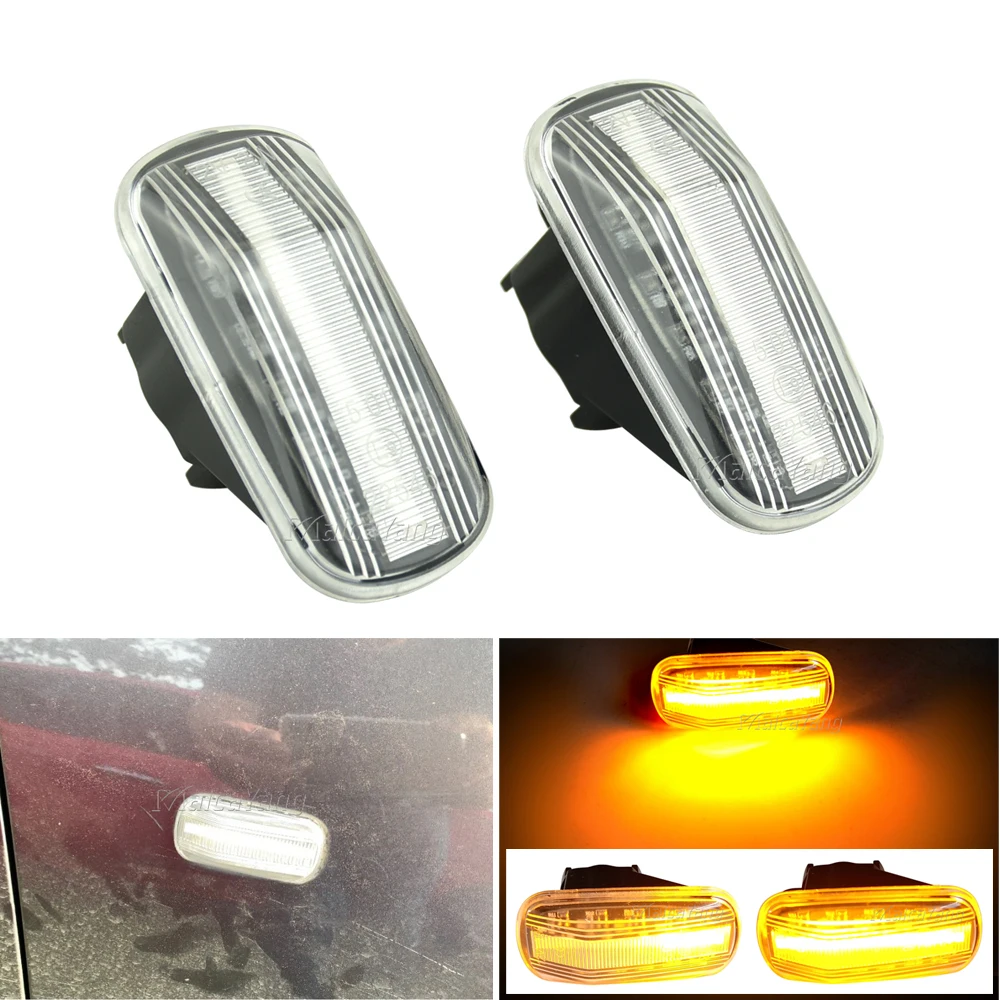 Динамический Led Боковой габаритный фонарь поворота светильник для Honda Civic CRV