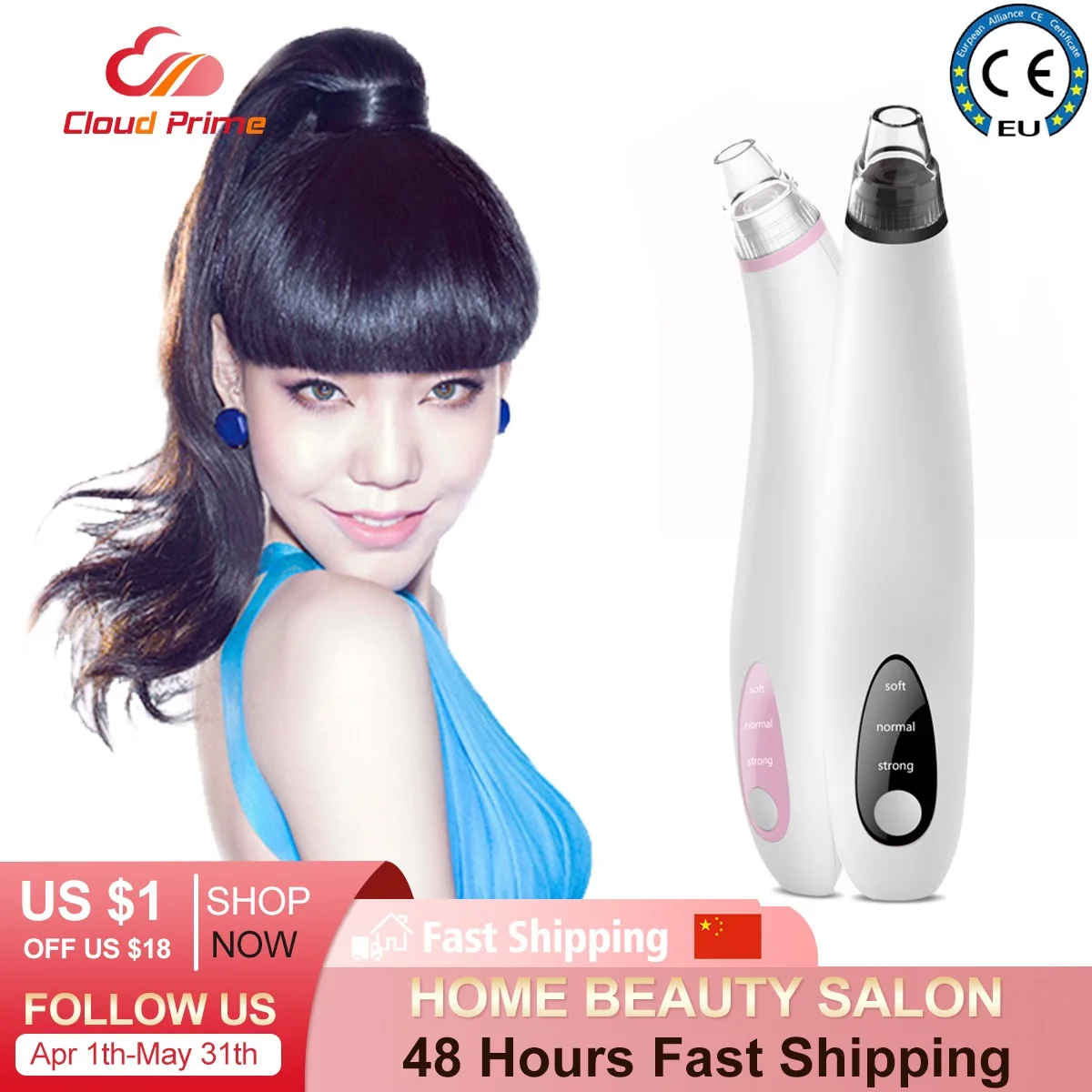 

Facial Blackhead Remover Instrument Electric Pore Cleaner Black Dot Acne Vacuum Suction Face Cleaning Beauty Skin Care Tool