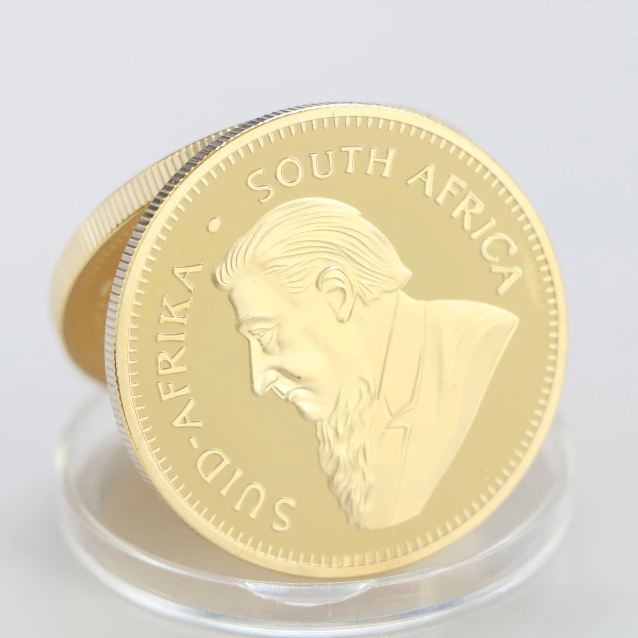 2013 Южная Африка Саудовская Krugerrand 1OZ позолоченная монета Paul Kruger Token Value
