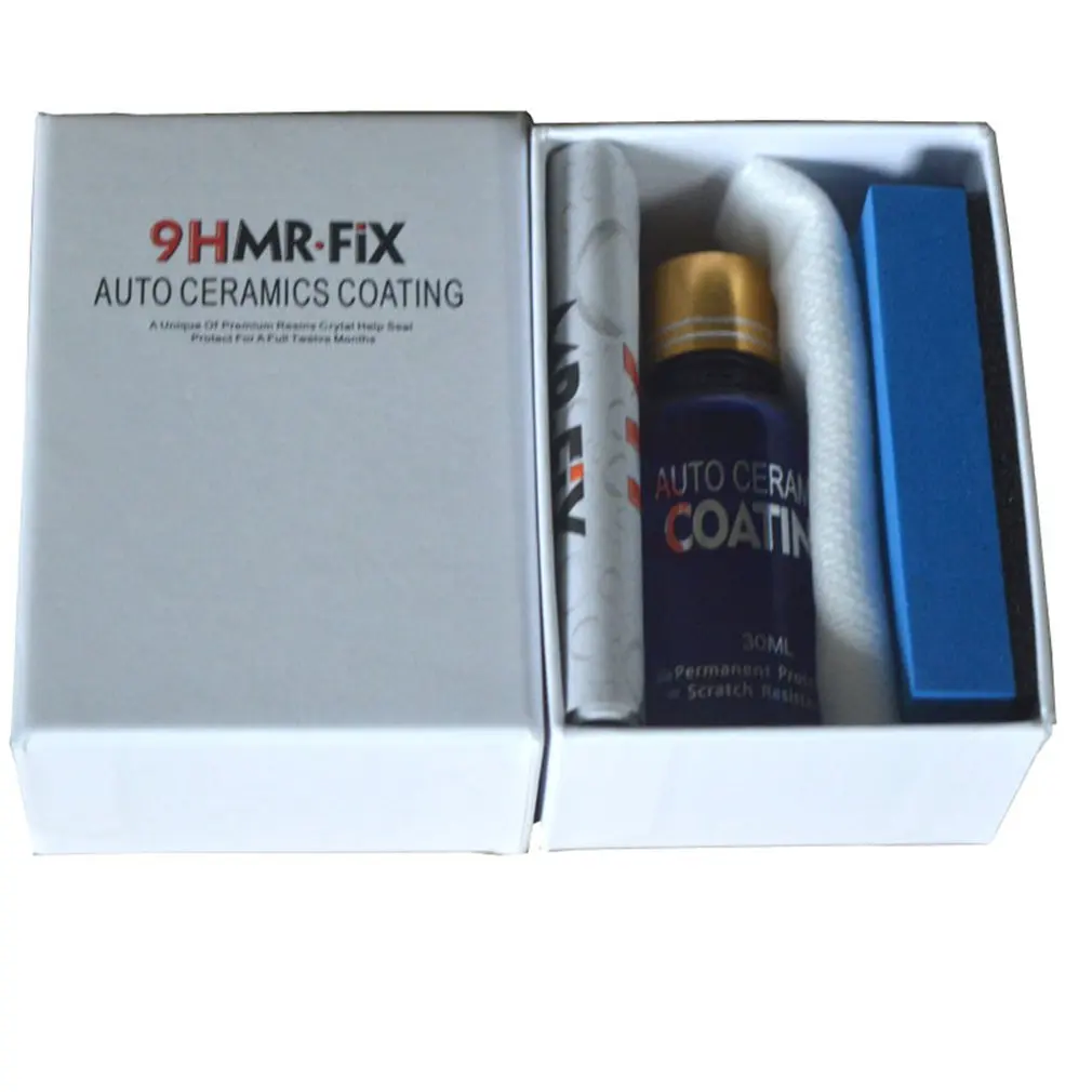 

30 ml 50 ML Mr. Fix Upgraded 9H Car Polish Liquid Ceramic Coat Super Hydrophobic Coating Crystal Set Auto Detailing Glasscoat