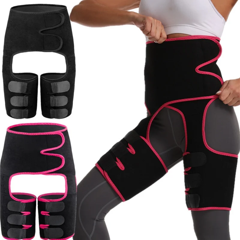 

2021 Sports Waist Belt Slimming Leg Shaper Warmer Slender Shaping Legs Belt Fat Burning Wraps Thermo Compress Belt Hot