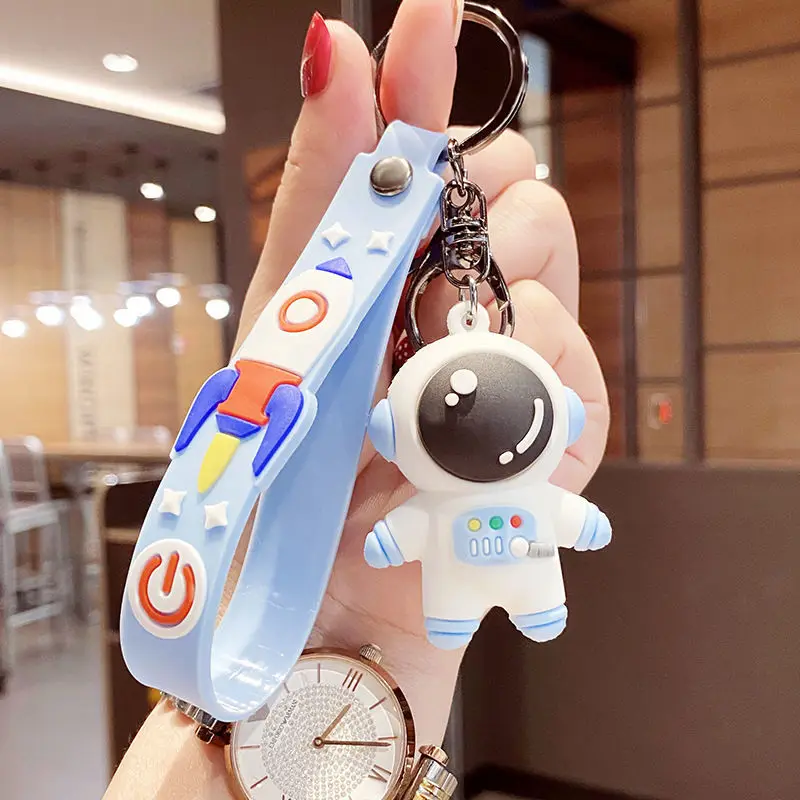 

Creative Cartoon Personality Astronaut Lovely Pendant Couple Schoolbag Key Chain Business Gift